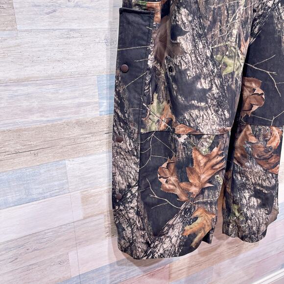 Cabelas Mossy Oak Break Up Suede Hunting Pants Brown Camo Waterproof Mens 3XLT - Picture 3 of 6